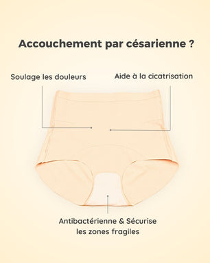 Lot de 3 - Culotte de Soutien Postnatale & Césarienne