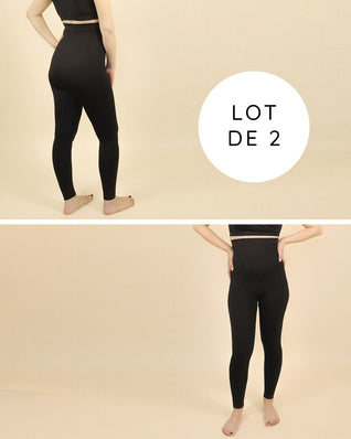 Lot de 2 - Legging de Compression Postnatal